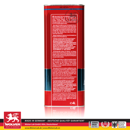 Nhớt hộp số Wolver Mutil ATF A&A 4L